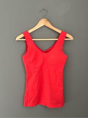 Knix LuxeLift Evolution Tank Top in orange red | size medium